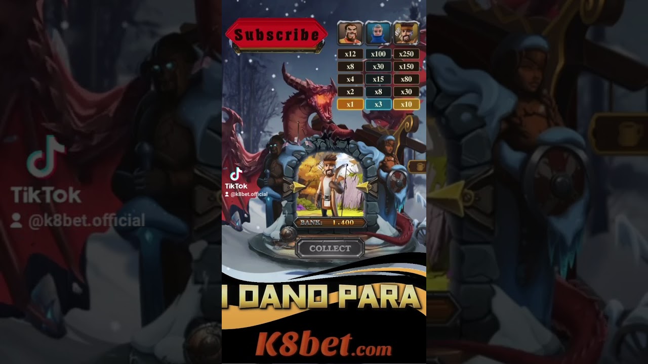 dealer trong casino K8bet.com. Quanto maior o nível dos guerreiros, maior será o dano ao dragão.
