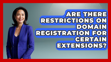 Are There Restrictions on Domain Registration for Certain Extensions? - Domain And Hosting Gurus