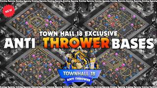 TH18 Anti Thrower Legend League Bases | STOP 3-Stars! Best War &amp; CWL Layouts + Links