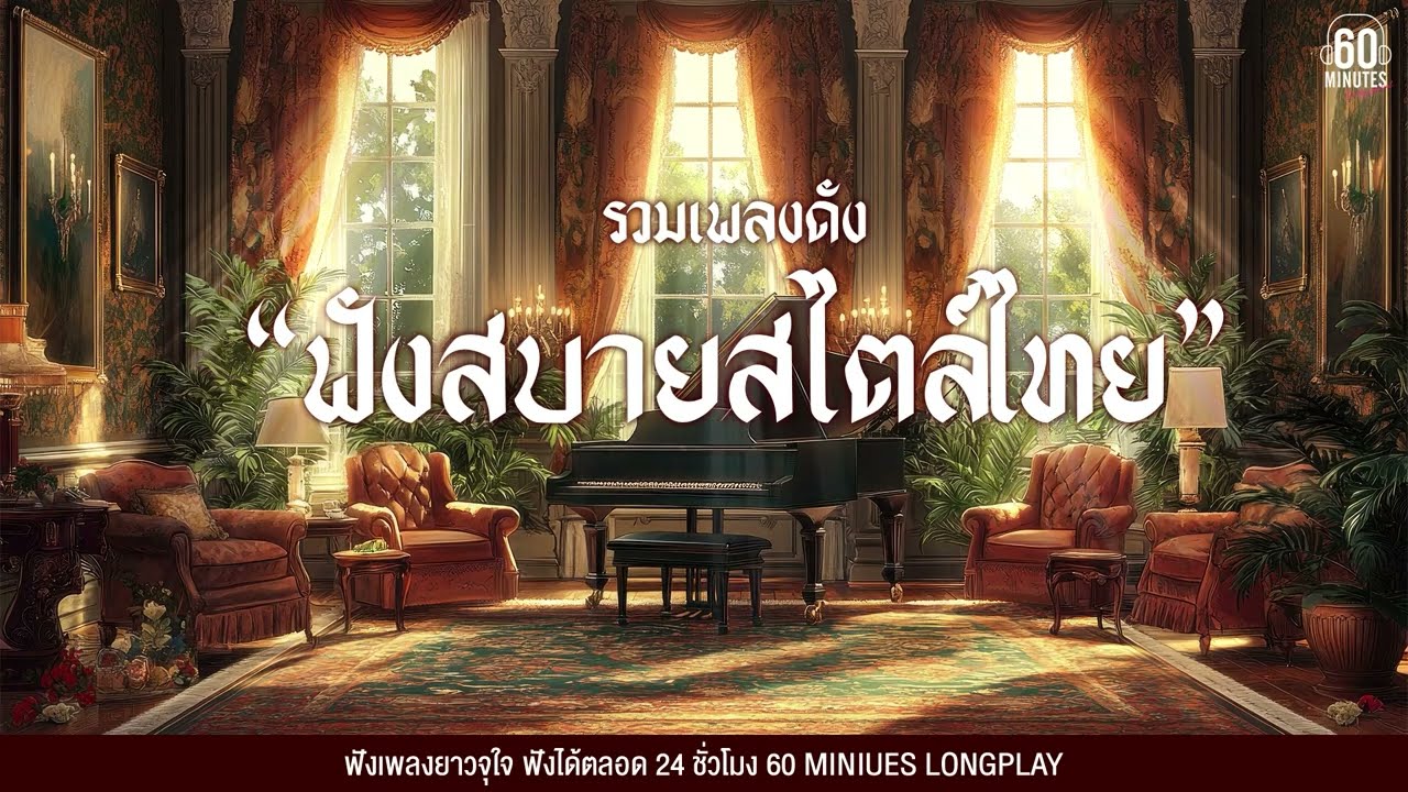 SUNDAY SPECIAL  รวมเพลงดังฟังสบายสไตล์ไทย 30 เพลงจัดหนัก[พิง,ดวงเดือน ,สองใจ ]【LONGPLAY】