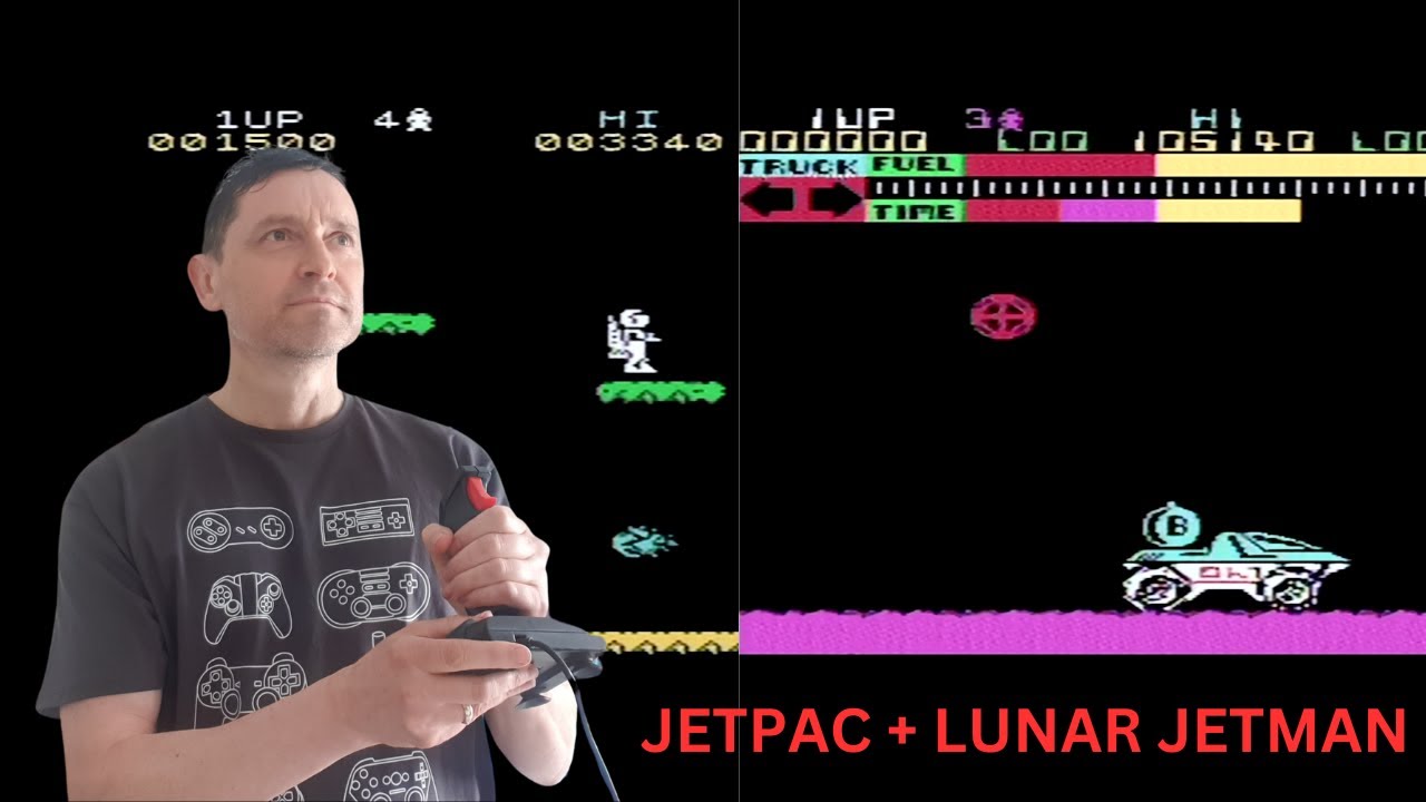The Wonderful JETPAC And LUNAR JETMAN On The ZX Spectrum Including