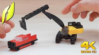 How to Build a Small Lego Tracked Excavator (MOC - 4K)
