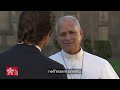 Papa Leone XIV intervistato da NBC e Telemundo, al termine dell'incontro "Cantico di Pace"