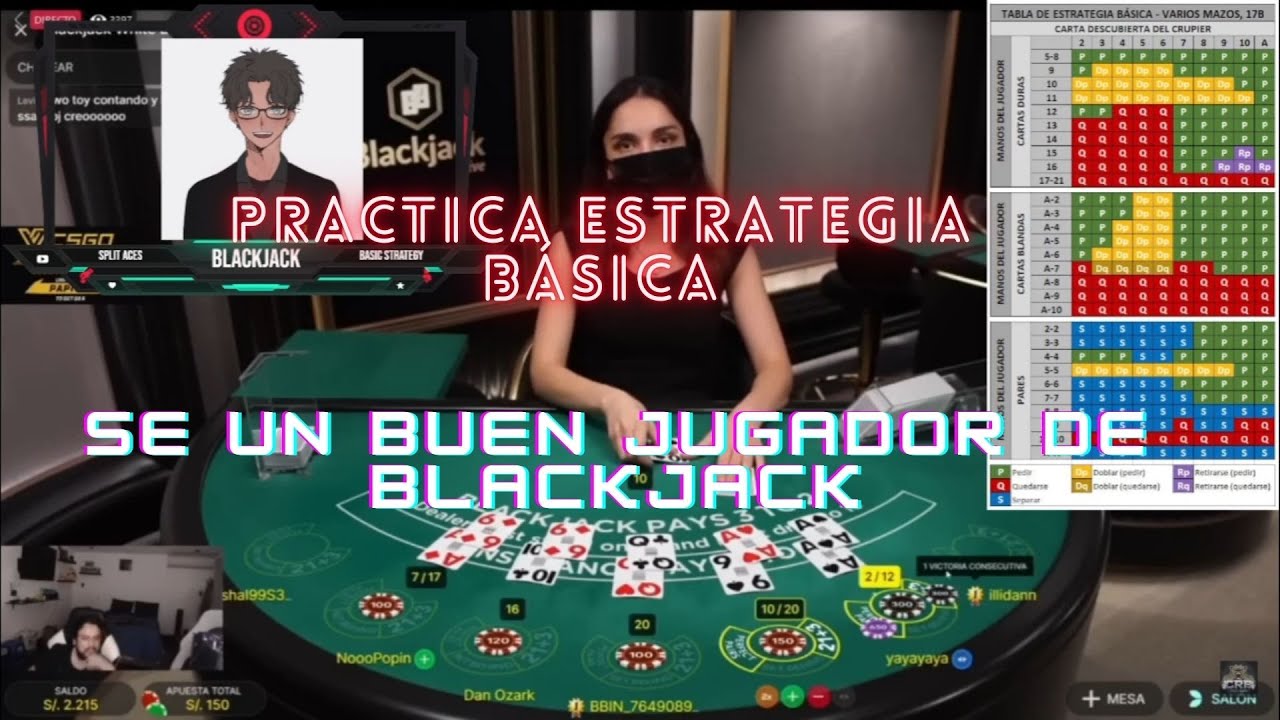BLACKJACK: Practica la Estrategia Básica Que NO Quieren Que Sepas