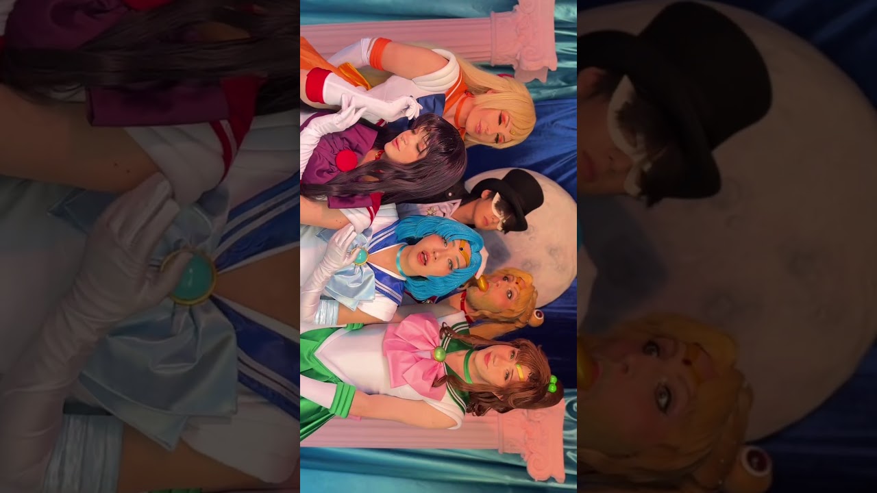 Sailor moon crew @bbnomoney  @eaJMusic @jessicanigri @PeachJars @bubblegumhdYT #bbnomoon