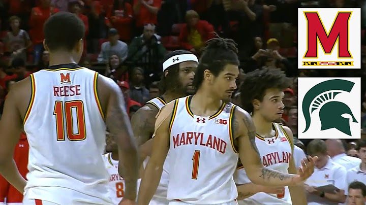 #8 Michigan State vs #16 Maryland Men's College Basketball Highlights Full Game, February 26 2025