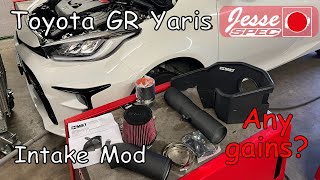 Does a cold Air Intake make any power on my Toyota GR Yaris? Full installation and Dyno testing incl