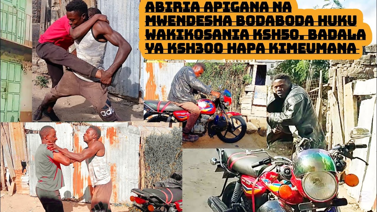 KENYAN BONGO ACTION MOVIE ABIRIA KISIRANI AKANA KULIPA NAULI YA BODABODA BAADA YA KUFIKA KIMEUMANA