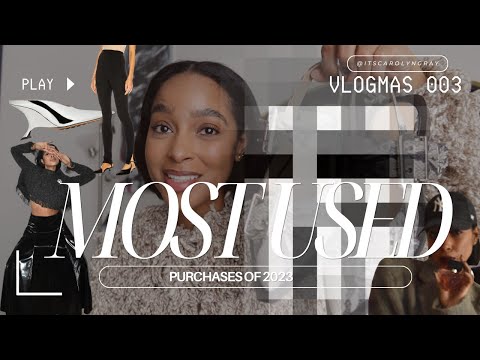 VLOGMAS 003 : BEST FASHION PURCHASES OF 2023 | MOST USED| BELOVED LUXURY FASHION