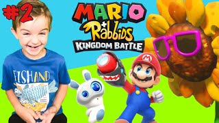 THE GIANT SUNFLOWER ADVENTURE! ๐ป๐ Mario + Rabbids Part 2 | Ima and Jessy