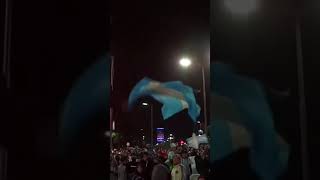 Buenos Aires celebration after Copa America 2021 win #shorts