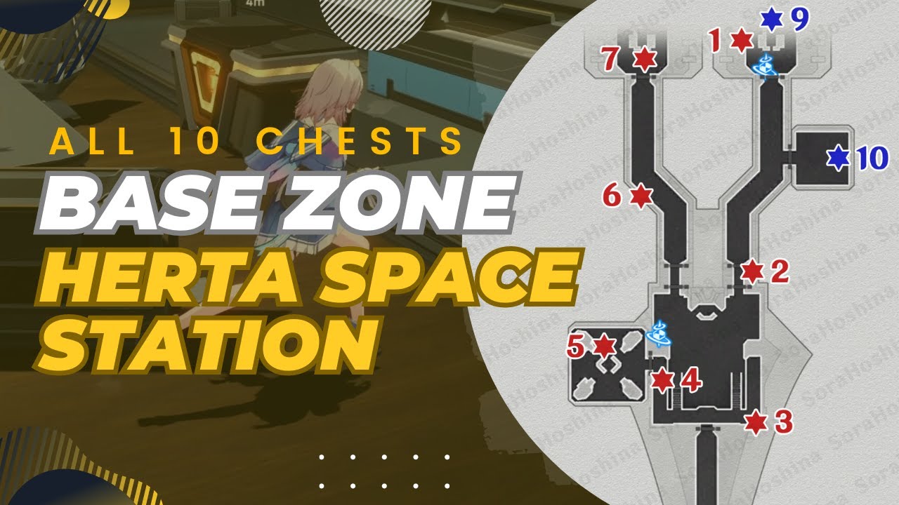 Star Rail Ver1.0] Treasure Chest Collection Guide in Herta Space Station  (Total 39) Honkai: Star Rail