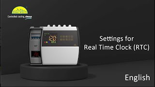 CRC-2072 : Cold Room Panel - RTC settings (Real Time Clock)