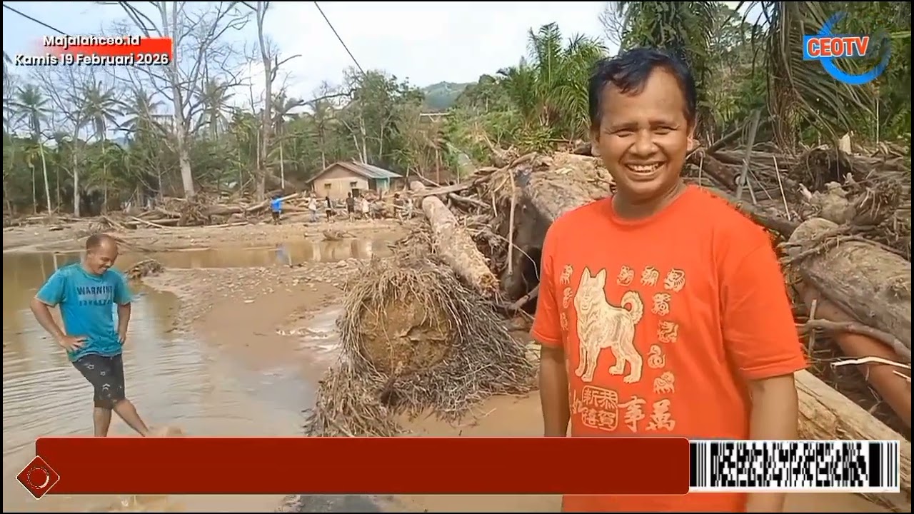 Desa Lubuk Ampolu Kecamatan Badiri kabupaten Tapanuli Tengah kembali Dilanda Banjir Bandang 