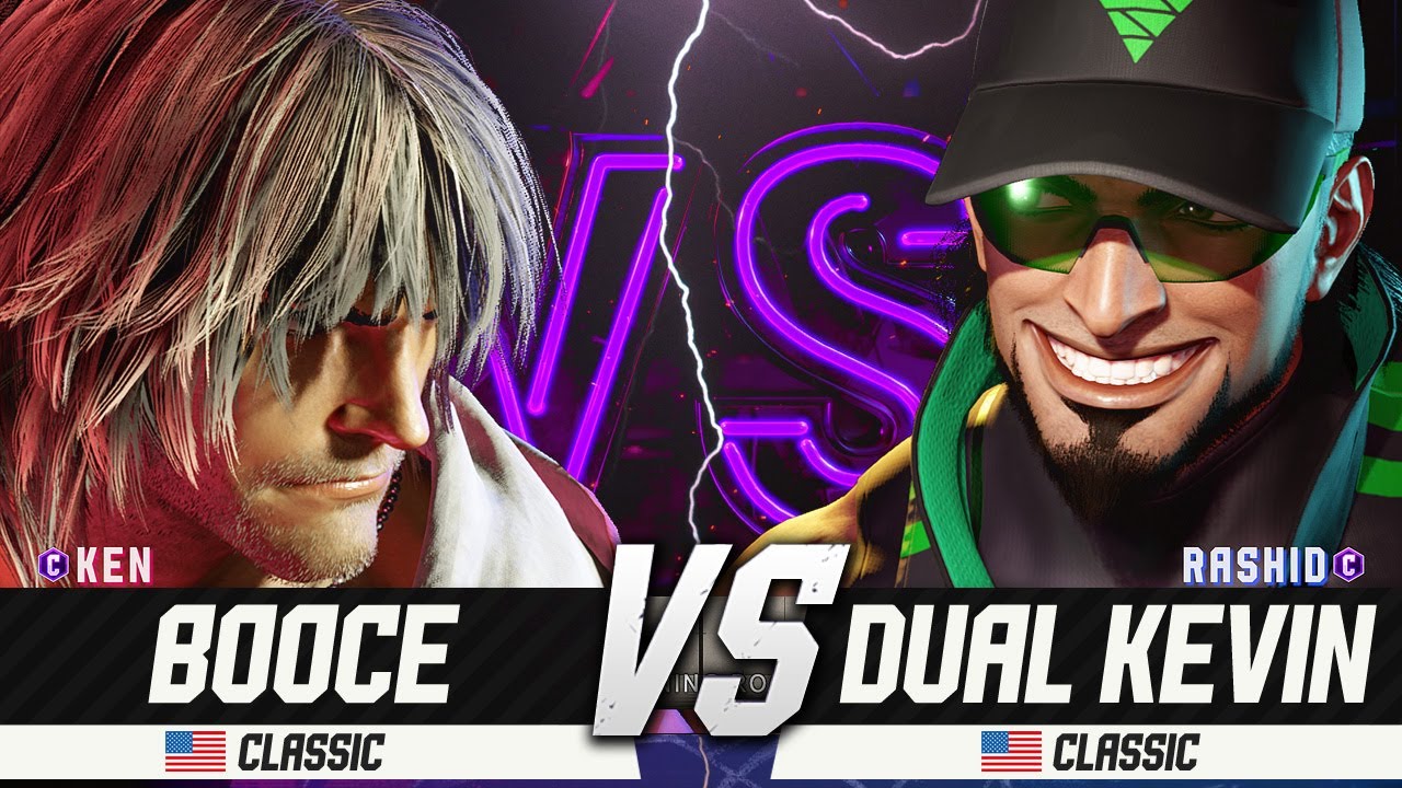 SF6🔥Booce (Ken) vs Dual Kevin (Rashid) Street Fighter 6