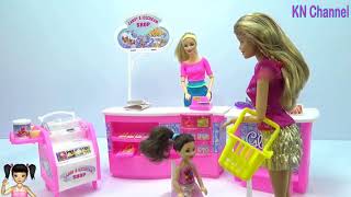 Thơ Nguyễn - Búp bê vừa khai trương quầy bánh kẹo và kem tại siêu thị - mại dzô!