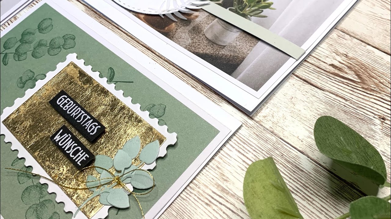 6 Karten aus einem Action Block • modern und edel • garden of flowers