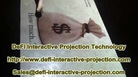 DEFI Interactive floor/wall projection system basic version with 62 effects from $200 to $650