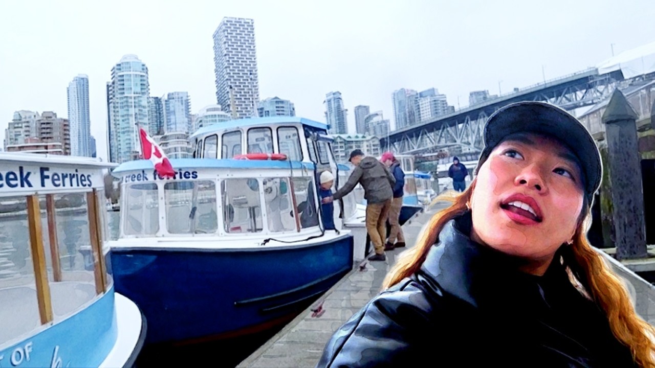Water Taxi to Granville Island & Gift Hunting Begins | Vancouver Vlog Part 2