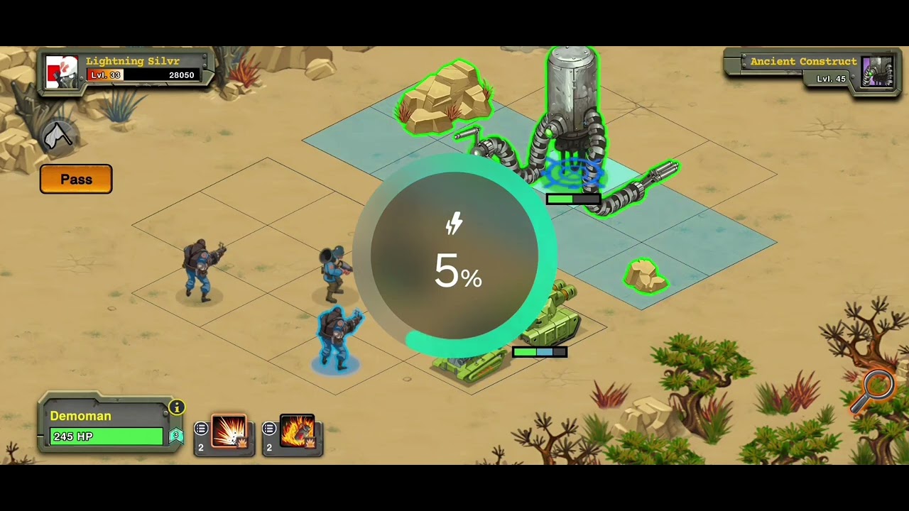 Battle Nations - Killing the Ancient Construct on a whim