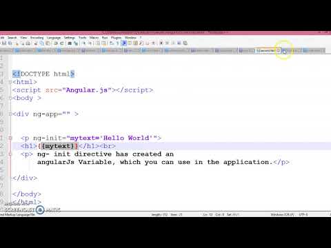 Lecture 2:Learn about Angular ng init Directive