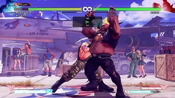 SFV Guile Reverse Sonic Hurricane #2 (With Rightside Character)