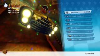 Raider Megumi Skin Gameplay Gasmoxia Grand Prix Crash Team Racing Nitro Fueled