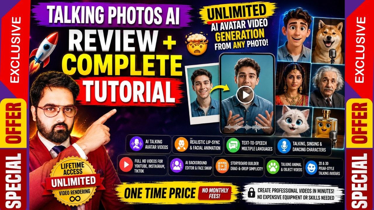 Talking Photos AI Review + Talking Photos AI Complete Tutorial