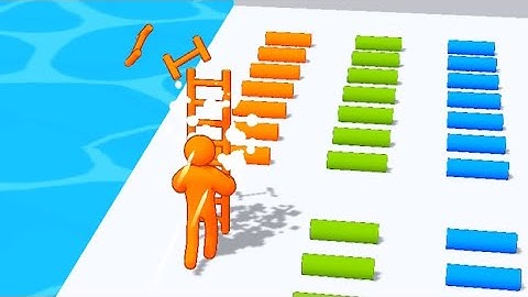 Ladder Master Color Run - All Levels Gameplay Android, iOS