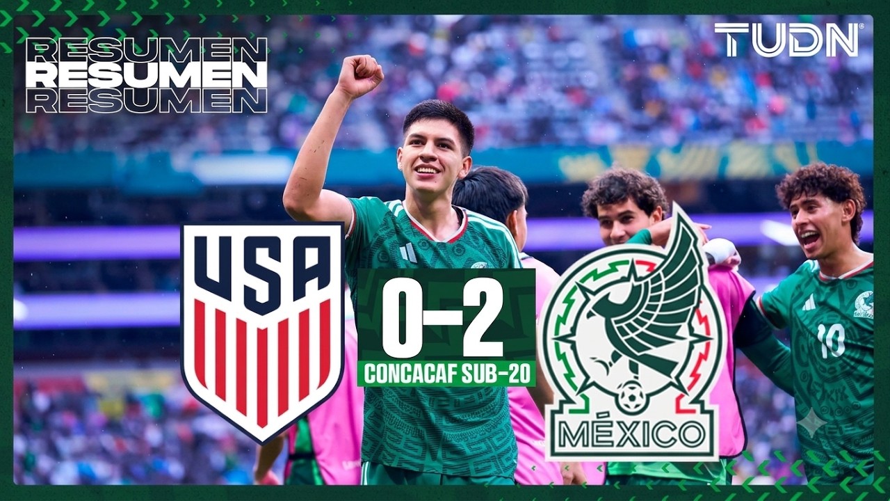 HIGHLIGHTS - Estados Unidos vs México | Premundial Sub-20 - Final | TUDN