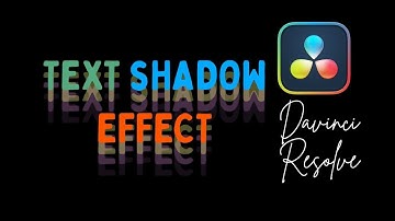 Text Shadow Effect in Davinci Resolve | Drop Shadow Node Tutorial