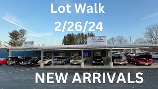 Central Kentucky Classic Cars Lot Walk 2/26/2024