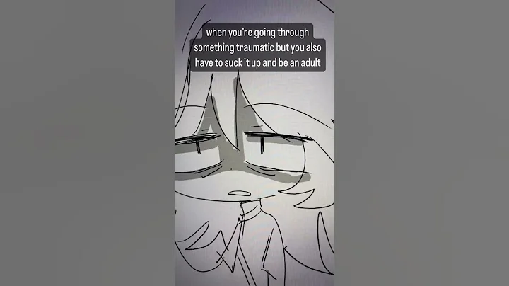 when adult life calls... #osdd #dissociation #grief