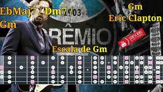 Video thumbnail of "Base para improvisar Gm - Estilo Eric Clapton"