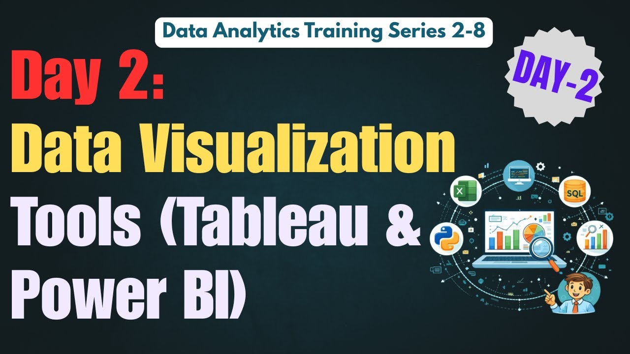 Day 2: Data Visualization Tools Explained | Tableau & Power BI for Beginners