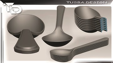 Plastic Spoon Design with Siemens NX Surface Modeling
