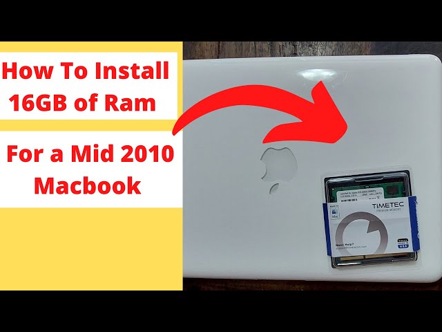How to Install 16 GB of RAM in a MacBook Pro Unibody Mid 2010 - YouTube