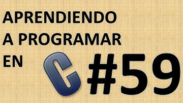 Aprendiendo A Programar En C #59 - Sizeof