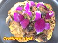 Cauliflower Steak  #Cauliflower #Steak #mushroom