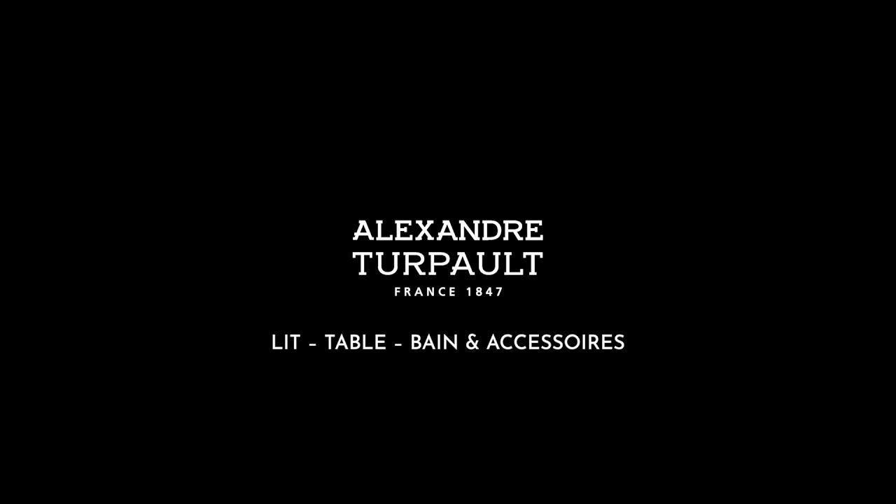 Alexandre Turpault : Linge de Maison de luxe et raffiné - YouTube