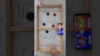 NEYMAR vs SALAH! ⚽ Super Fast Puck Battle #Neymar #Salah #football