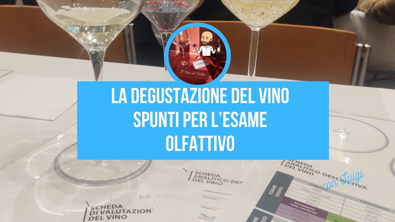 La degustazione del vino  Spunti per l'esame olfattivo