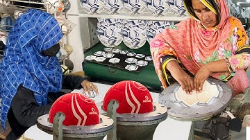 How Footballs Are Made: Behind The Scenes of Soccer Ball Manufacturing | Smartest Workers