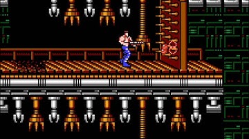Contra NES no death two loops 60fps