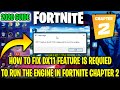 How To Fix Fortnite DX11 Feature Level 10.0 is required to run the engine Fortnite Chapter 2 (2020)