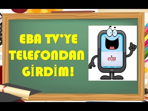 Telefondan EBA TV