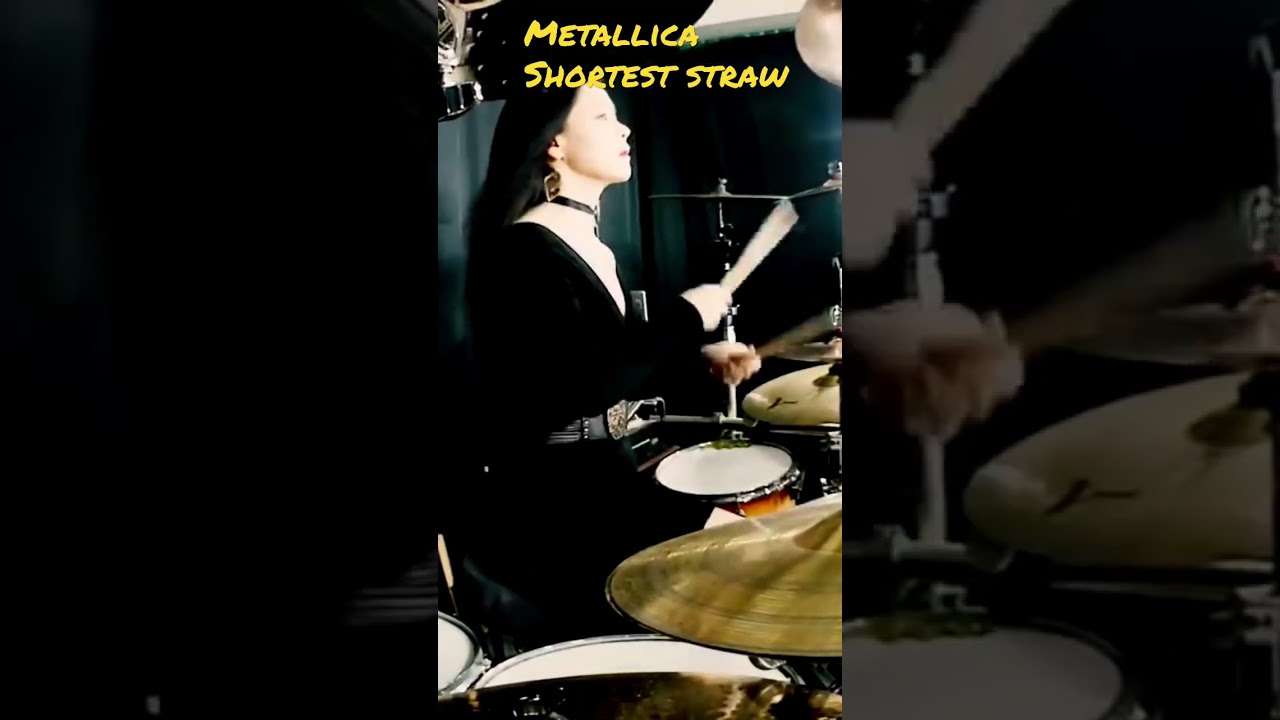 Metallica - Shortest straw drum cover @Ami Kim @ArtisanTurk Cymbals @Band Mizy