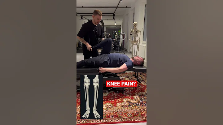 KNEE PAIN CRACK #adjustment #chiropractic #asmr #kneepain