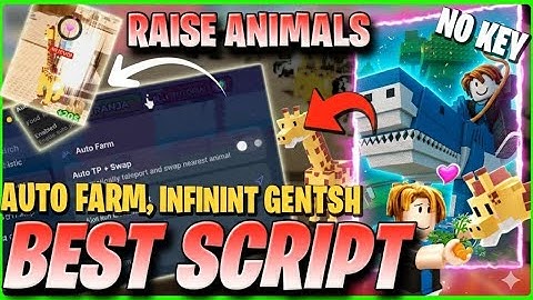 Raise Animals Script🔥 | AUTO FARM, INFINITE MONEY, INSTANT CATCH, AUTO DODGE & MORE ✅ ROBLOX