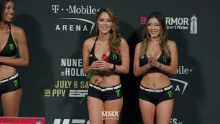 UFC 239: Brittney Palmer Gets Rose at Weigh-Ins - MMA Fighting